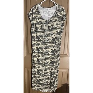 Entro Dress Womens Size Short  Sleeve Camo